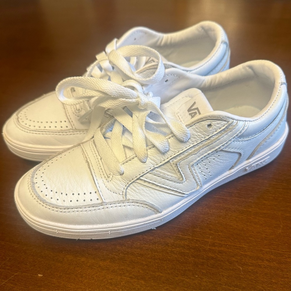 Leather Vans, Like New, Size 6